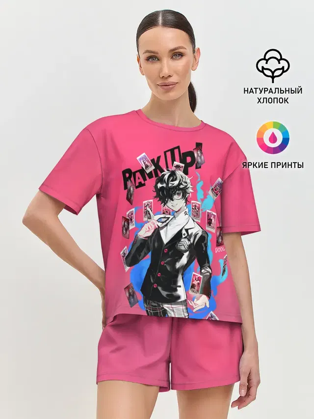 Женская пижама с шортами