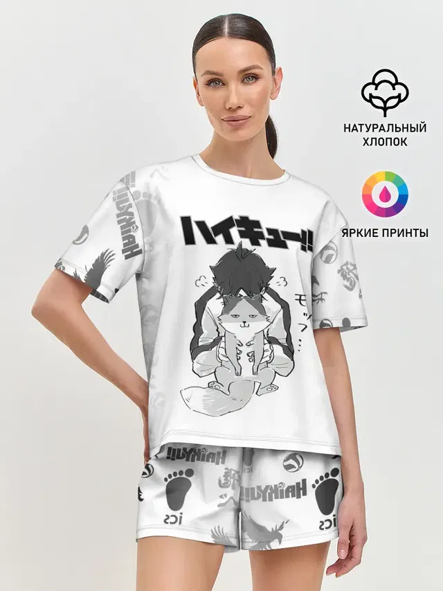 Женская пижама с шортами