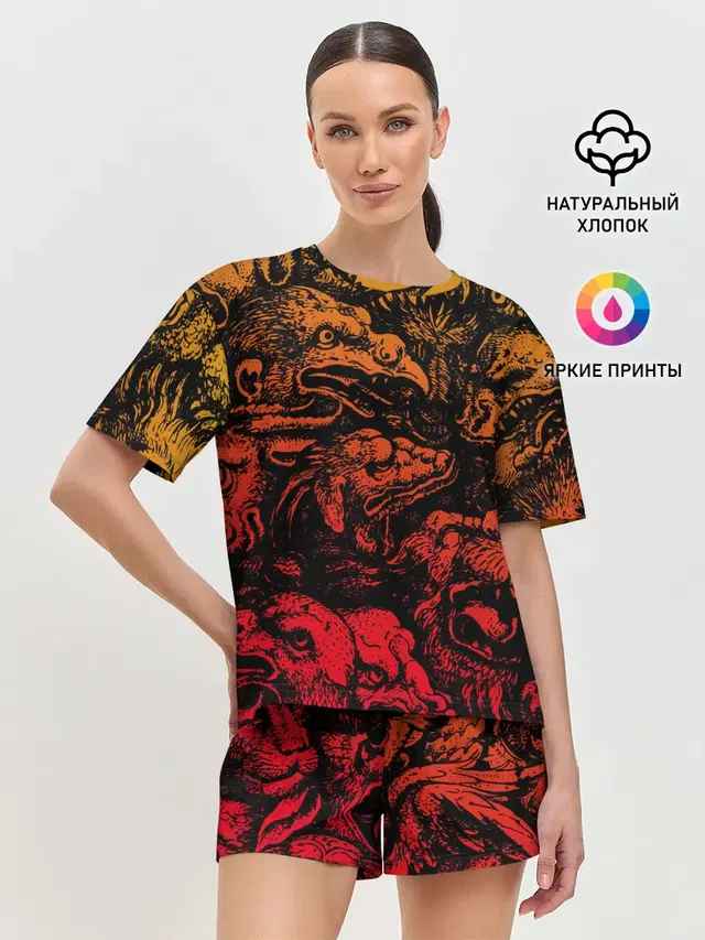 Женская пижама с шортами