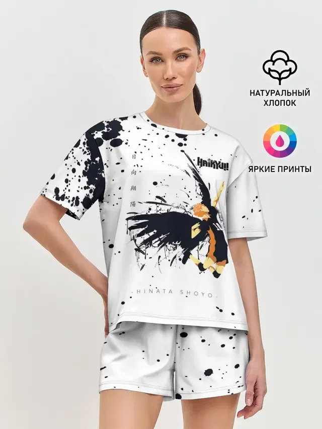 Женская пижама с шортами