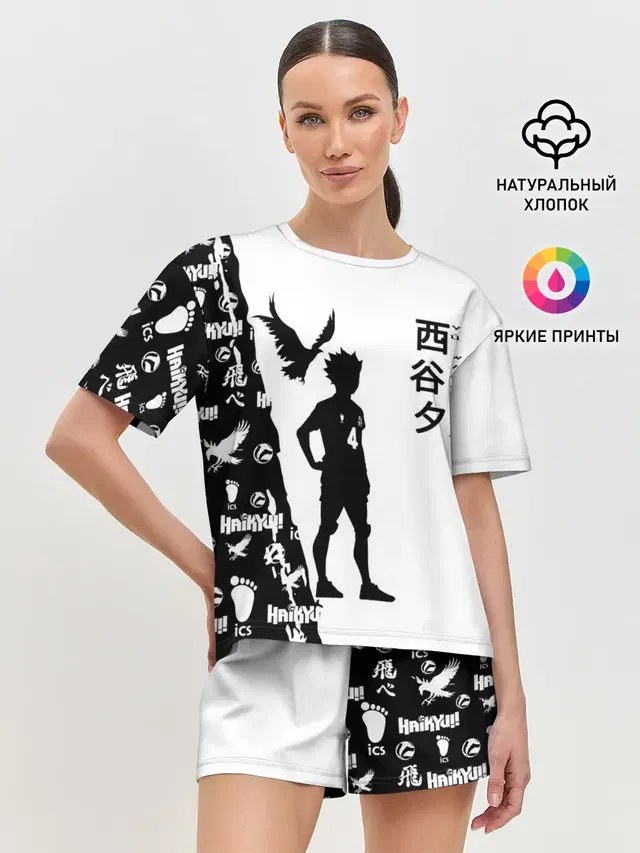 Женская пижама с шортами