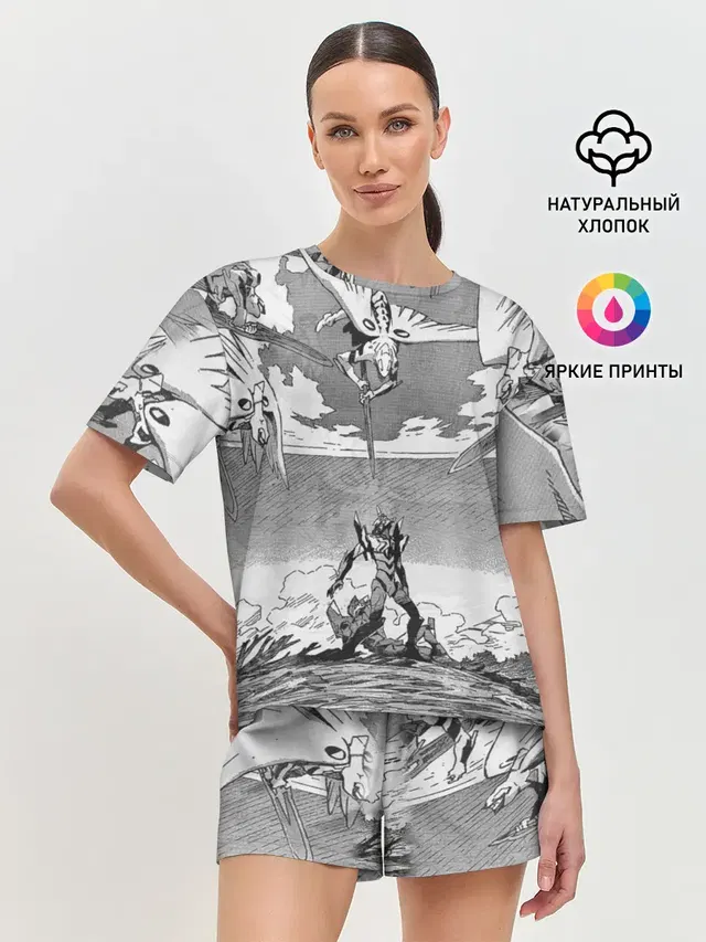 Женская пижама с шортами