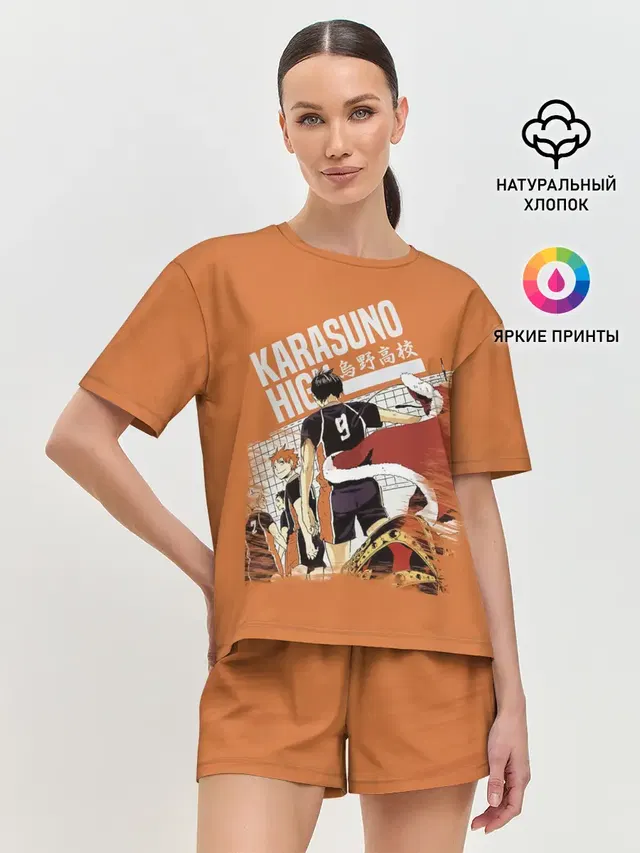 Женская пижама с шортами