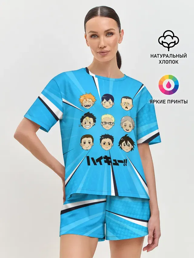 Женская пижама с шортами