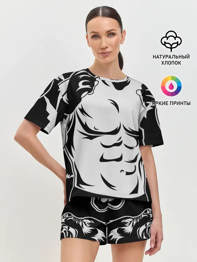 Женская пижама с шортами