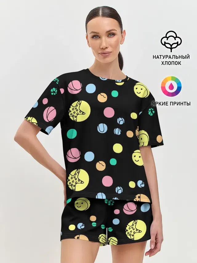 Женская пижама с шортами