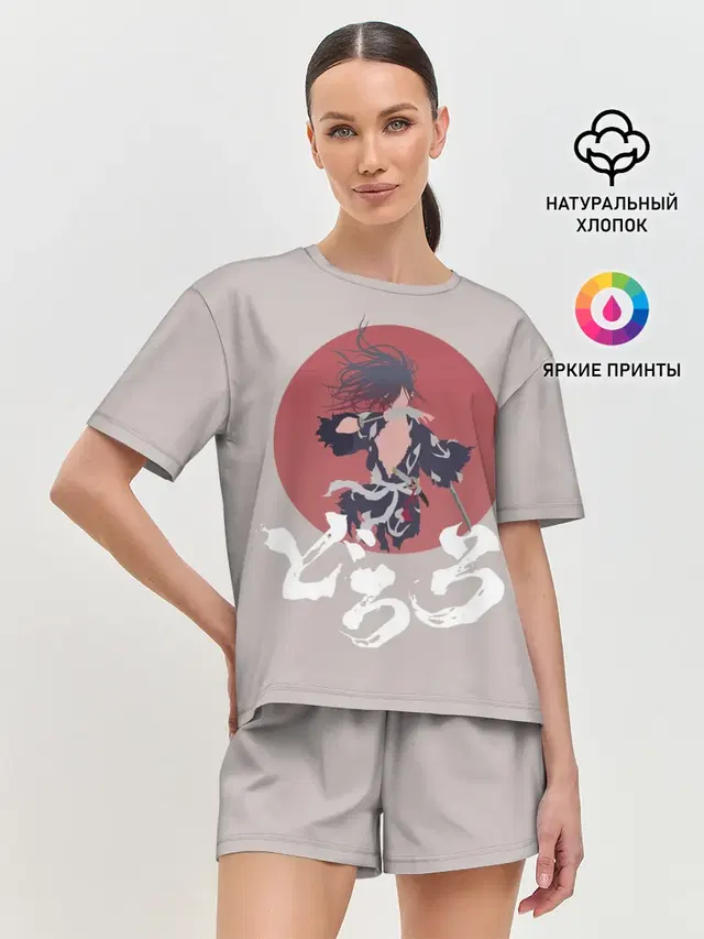 Женская пижама с шортами