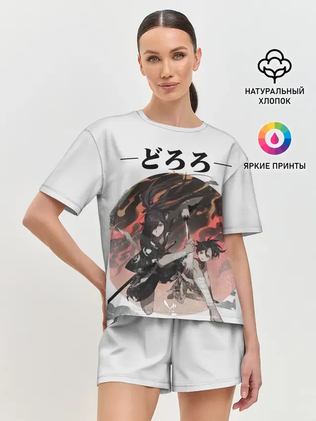 Женская пижама с шортами