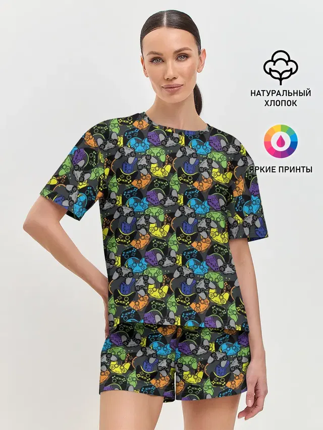 Женская пижама с шортами