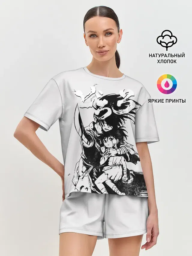Женская пижама с шортами
