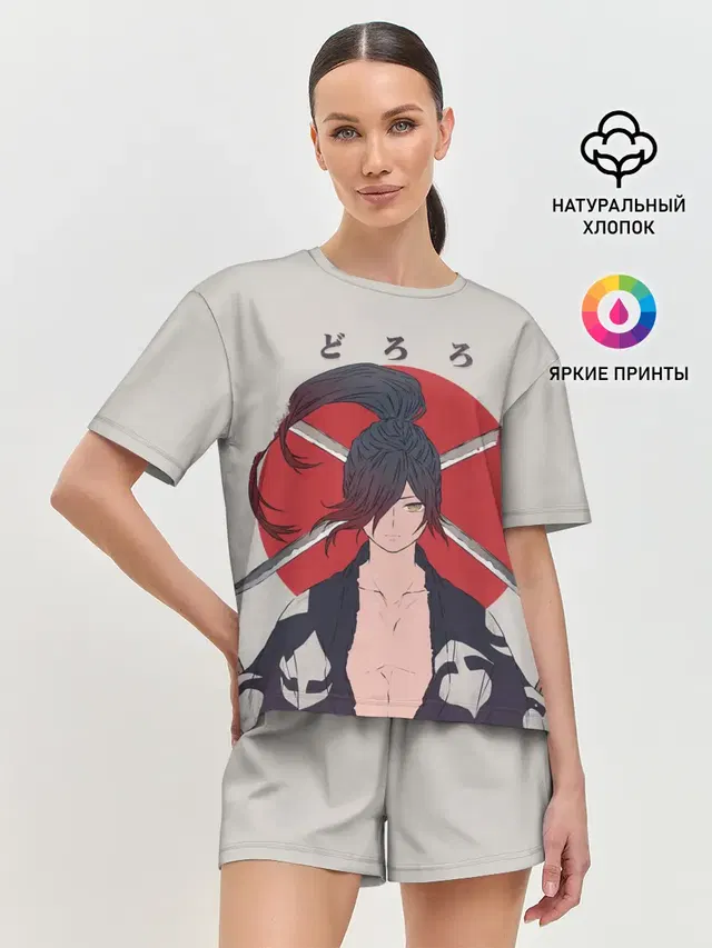 Женская пижама с шортами