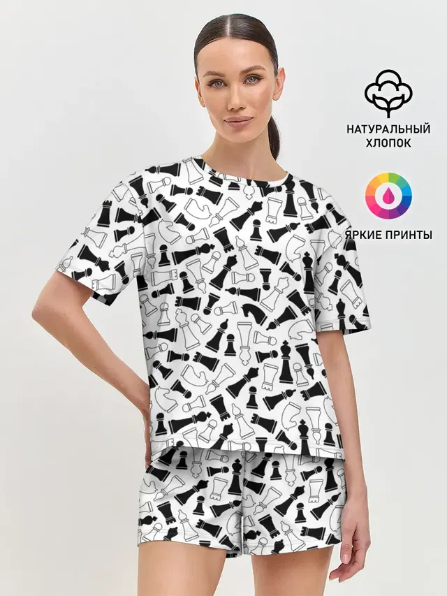 Женская пижама с шортами