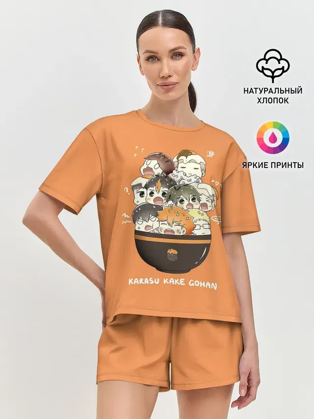 Женская пижама с шортами