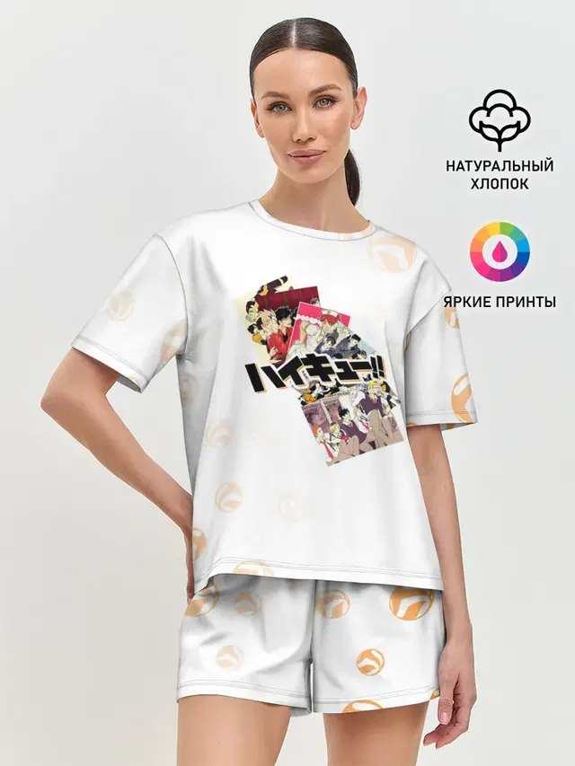 Женская пижама с шортами