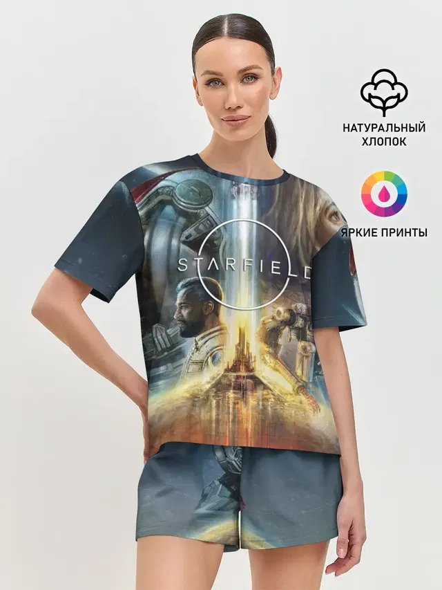 Женская пижама с шортами