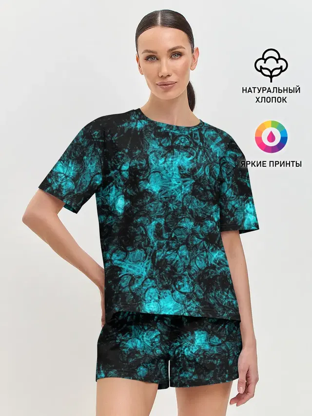 Женская пижама с шортами