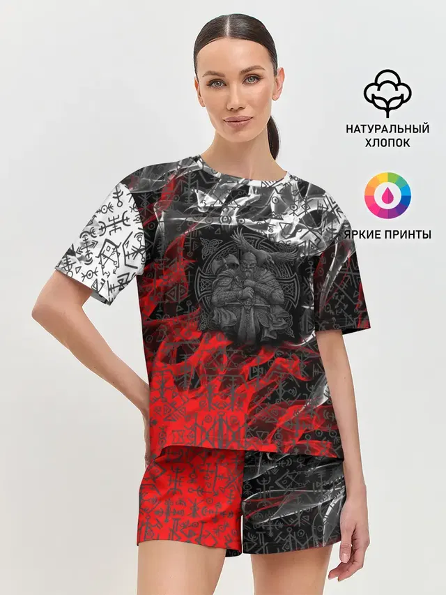 Женская пижама с шортами