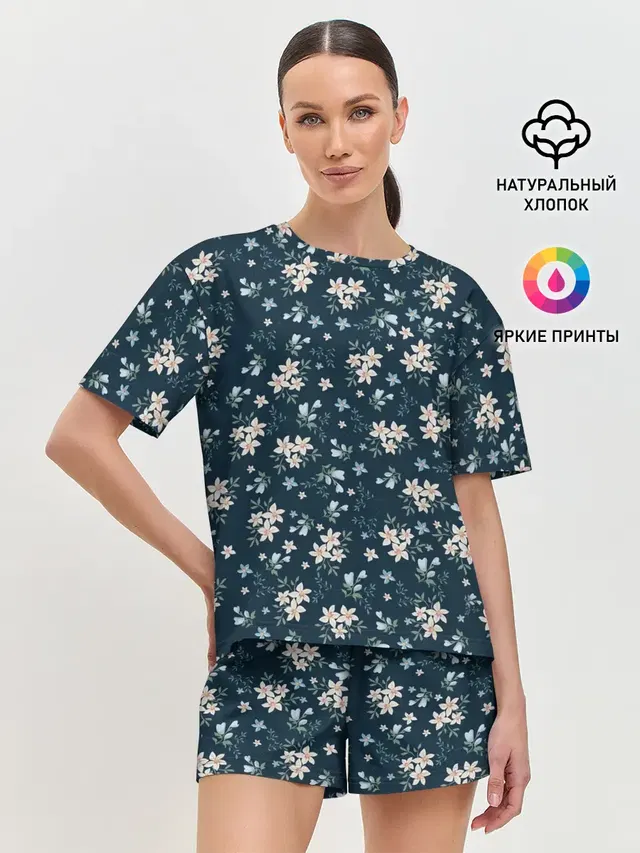 Женская пижама с шортами