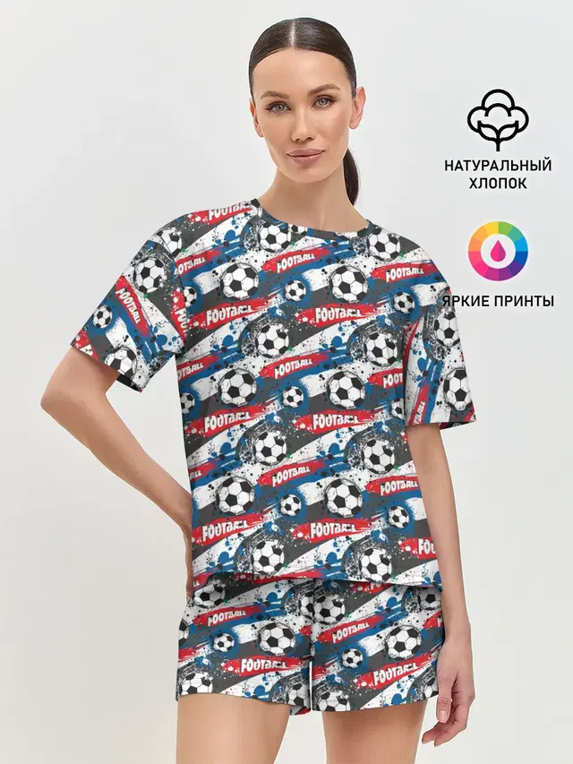 Женская пижама с шортами
