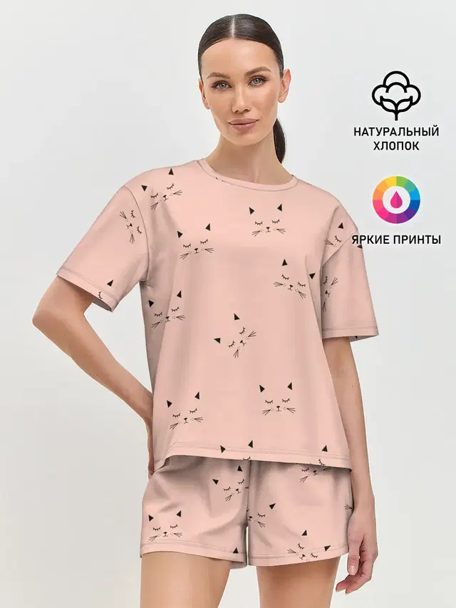 Женская пижама с шортами
