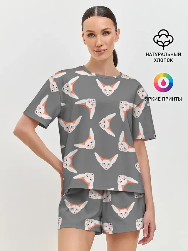 Женская пижама с шортами