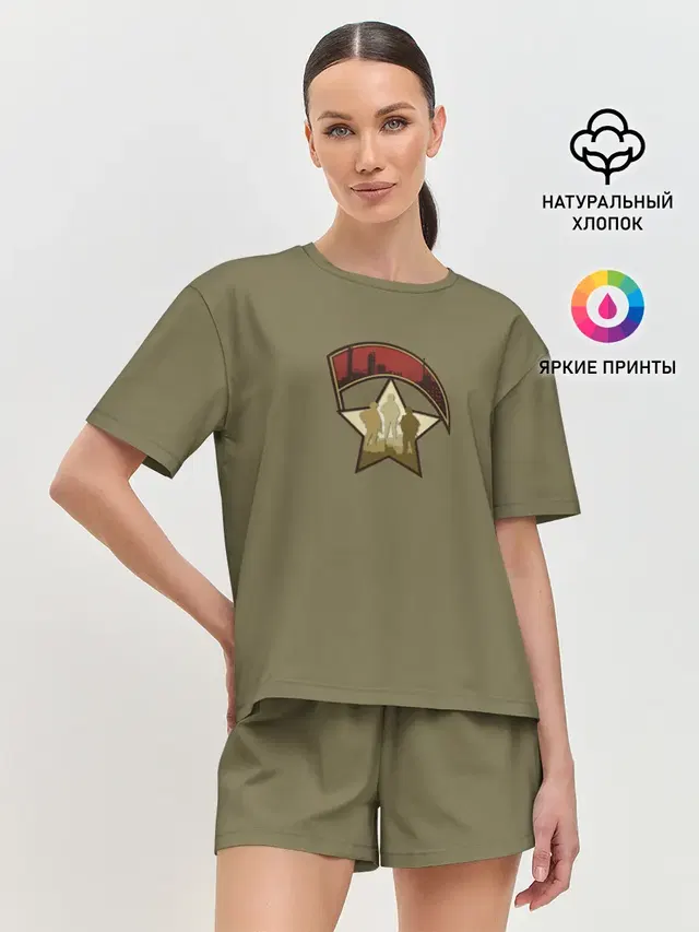 Женская пижама с шортами