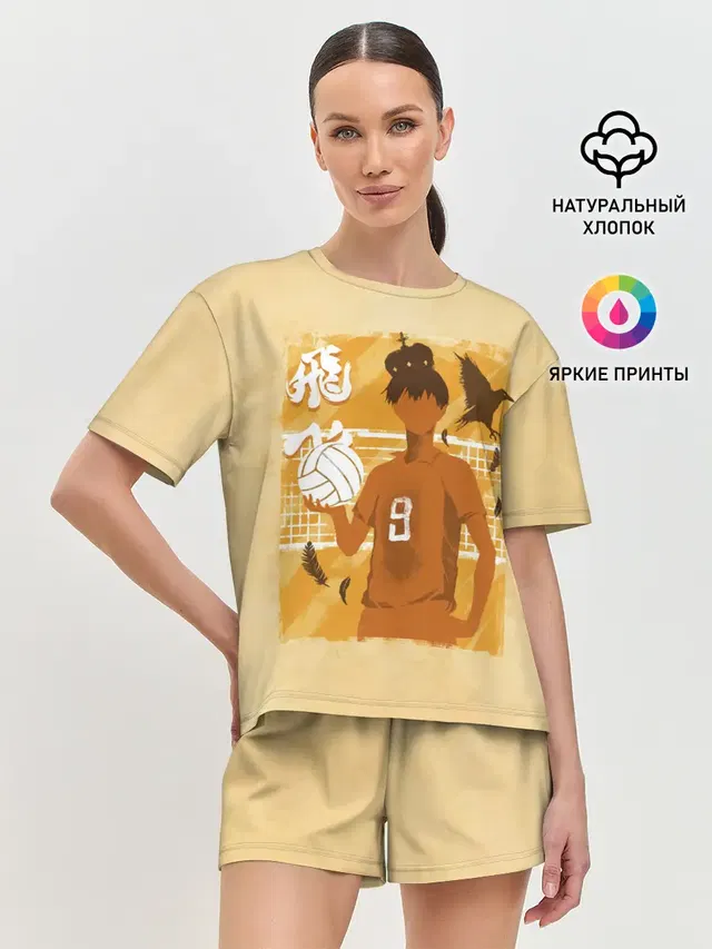 Женская пижама с шортами