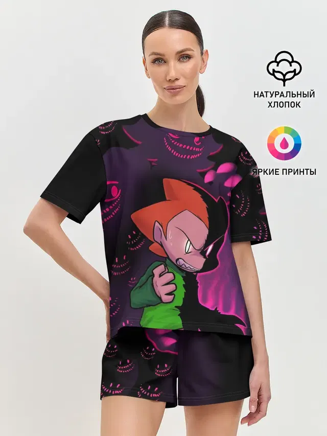 Женская пижама с шортами