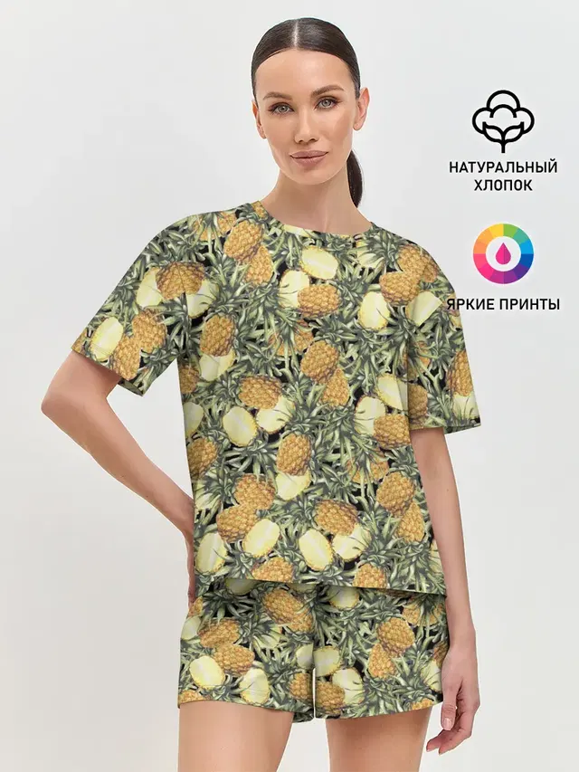 Женская пижама с шортами