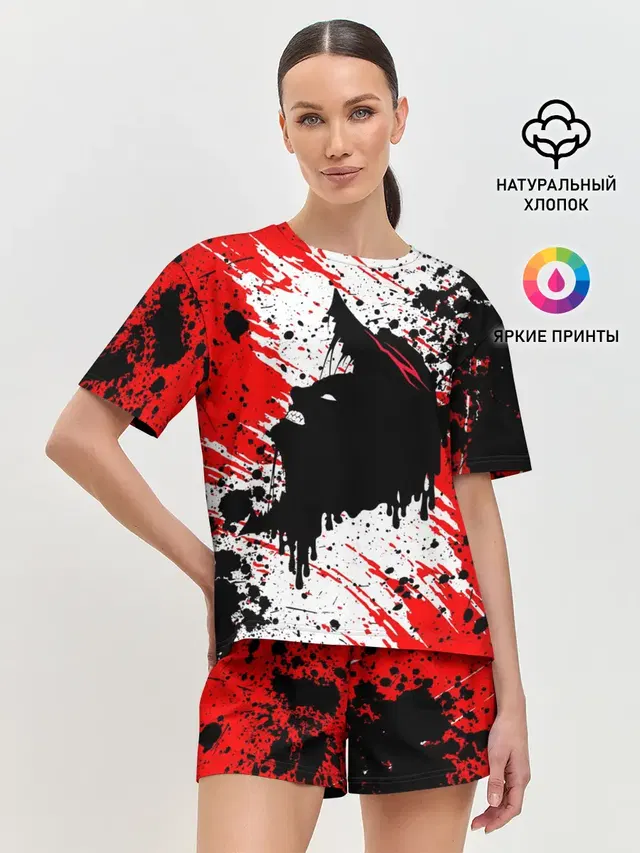 Женская пижама с шортами