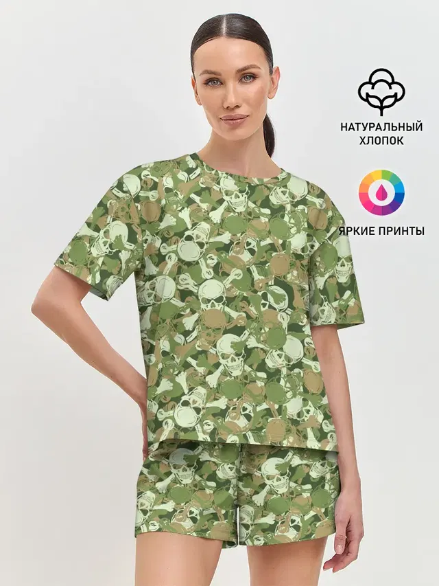 Женская пижама с шортами