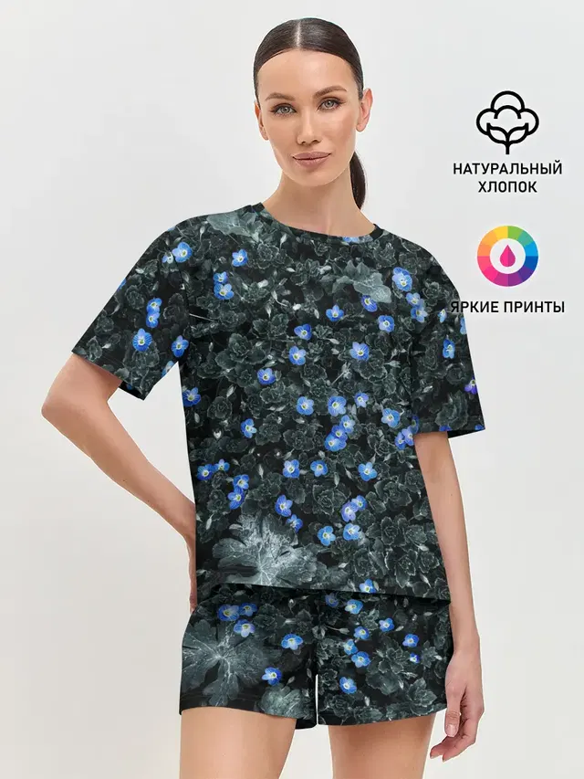 Женская пижама с шортами