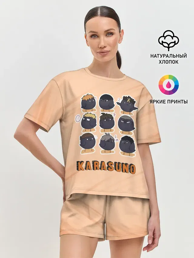 Женская пижама с шортами