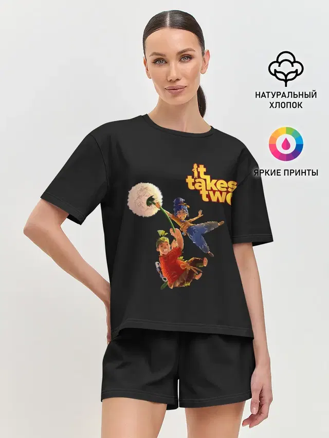 Женская пижама с шортами