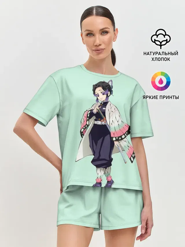Женская пижама с шортами