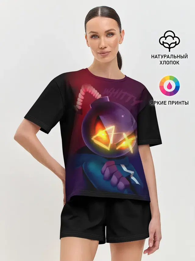 Женская пижама с шортами