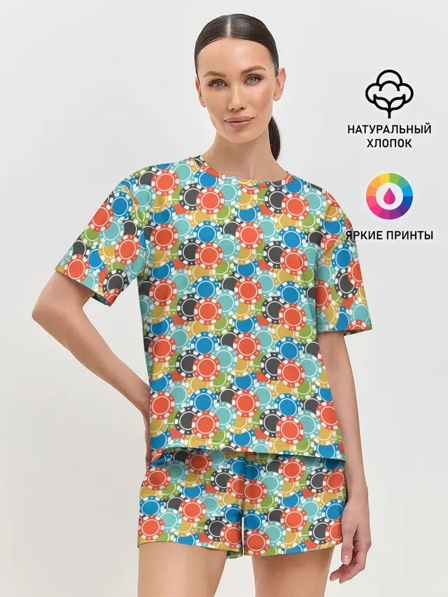 Женская пижама с шортами