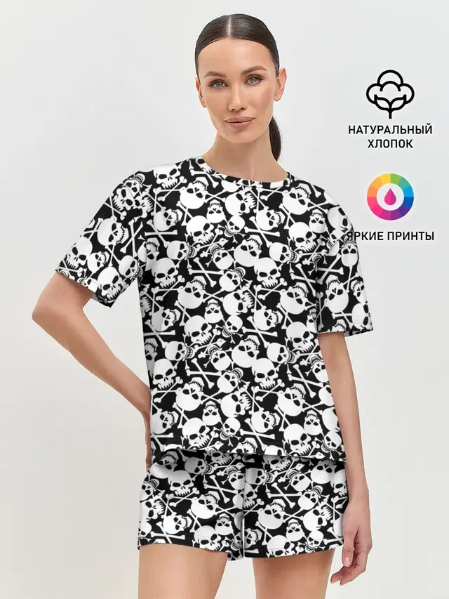 Женская пижама с шортами