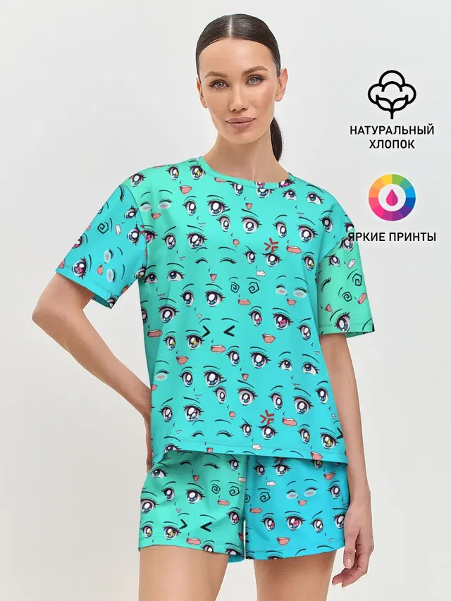 Женская пижама с шортами