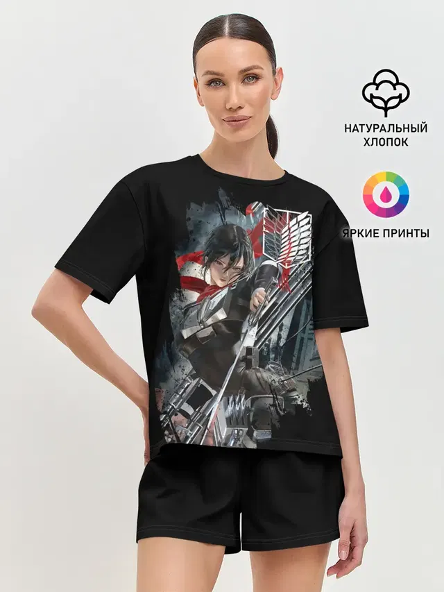 Женская пижама с шортами