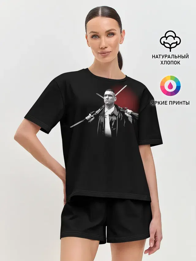 Женская пижама с шортами