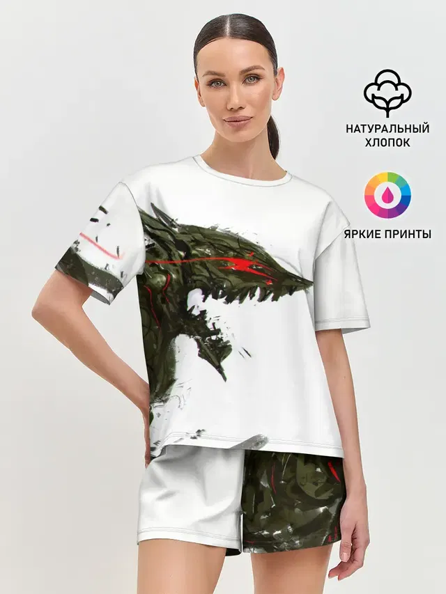 Женская пижама с шортами