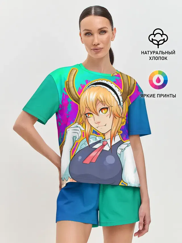 Женская пижама с шортами