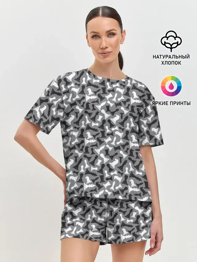 Женская пижама с шортами