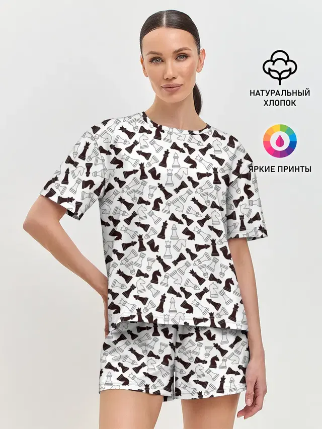 Женская пижама с шортами