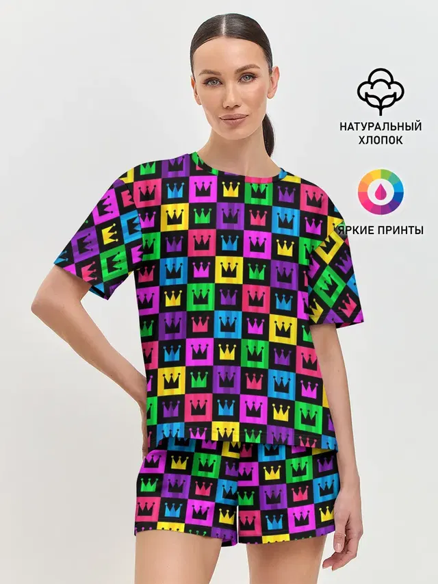 Женская пижама с шортами