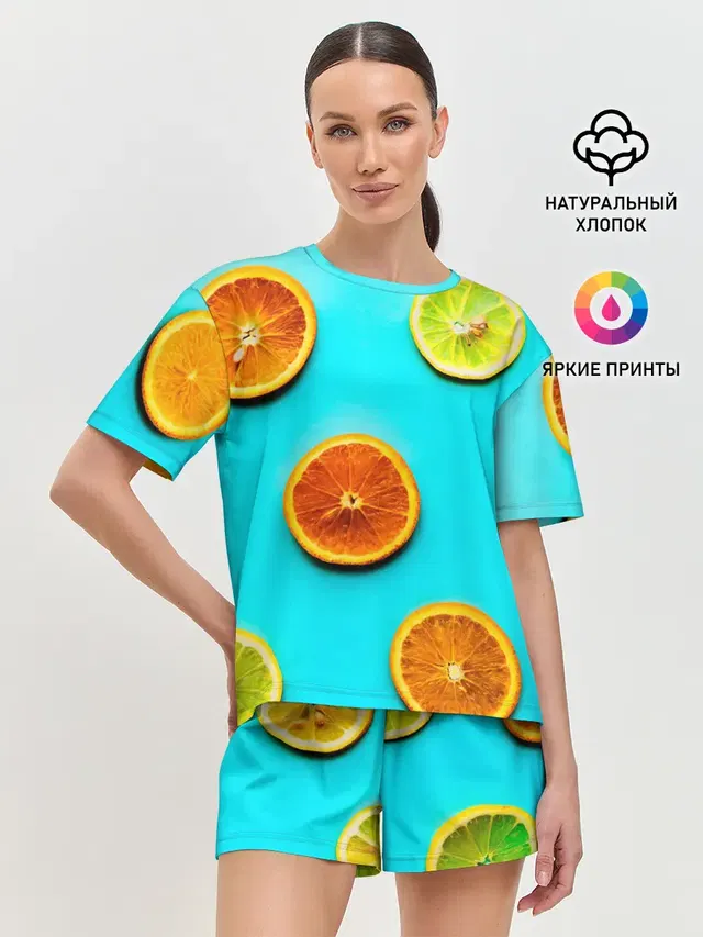 Женская пижама с шортами