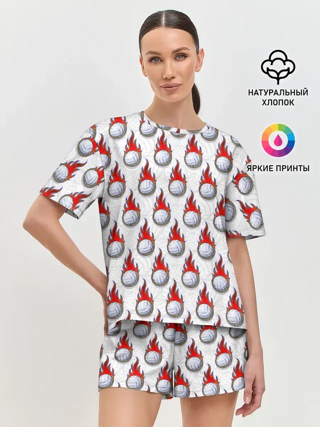 Женская пижама с шортами