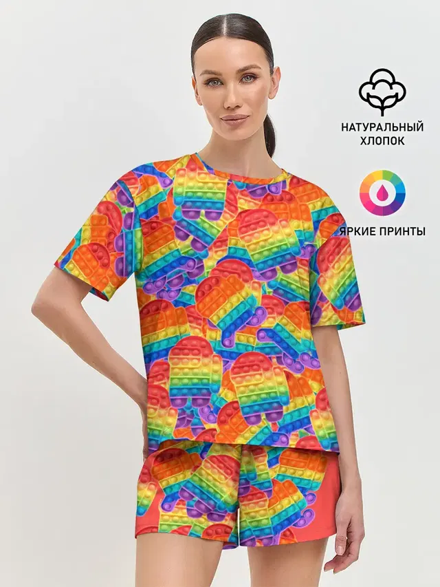 Женская пижама с шортами