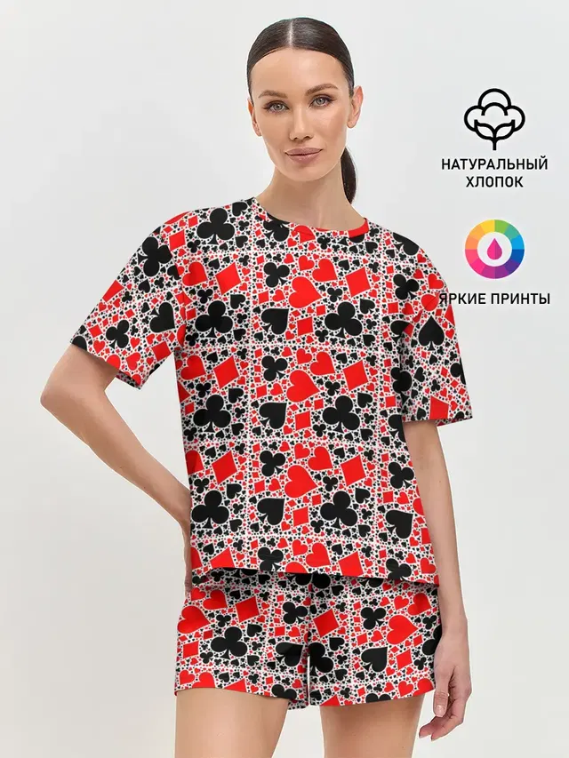 Женская пижама с шортами